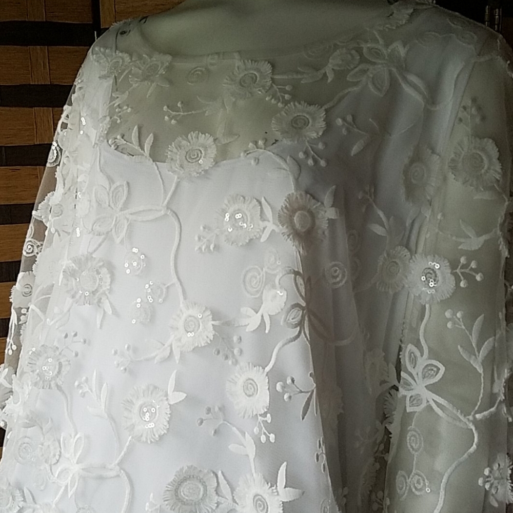 NWT!  Ruby Rd poncho over tank - Picture 4 of 11